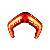 Clignotant intégré de teinte fumée pour motos Ducati Panigale V2 et V4 ou Streetfighter V2 et V4.