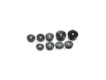 Bouchons de cadre de couleur noir de la marque Ducabike pour Ducati Streetfighter 848 et 1098