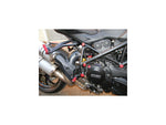 Bouchons de cadre de couleur rouge de la marque Ducabike pour Ducati Streetfighter 848 et 1098