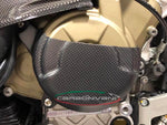 Cache pour carter d'alternateur en carbone de la marque Carbonvani pour Ducati Streetfighter et Panigale V4