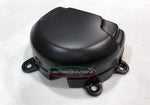 Cache pour carter d'alternateur en carbone de la marque Carbonvani pour Ducati Streetfighter et Panigale V4