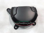 Cache pour carter d'alternateur en carbone de la marque Carbonvani pour Ducati Streetfighter et Panigale V4