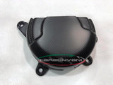 Cache pour carter d'alternateur en carbone de la marque Carbonvani pour Ducati Streetfighter et Panigale V4