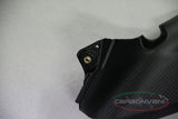 Cache d'entrée d'air droit en carbone noir mat de la marque Carbonvani pour Ducati Panigale 899, 959, 1199, 1299 et R