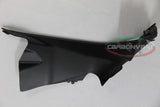 Cache d'entrée d'air droit en carbone noir mat de la marque Carbonvani pour Ducati Panigale 899, 959, 1199, 1299 et R