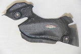 Cache pour pignon de sortie de boite en carbone de la marque Carbonvani pour Ducati Panigale V2, 899, 959, 1199, 1299 et Streetfighter V2