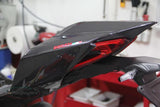 Cache de selle passager latéral en carbone de la marque Carbonvani pour Ducati Panigale 899 et 1199
