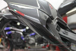 Cache de selle passager latéral en carbone de la marque Carbonvani pour Ducati Panigale 899 et 1199