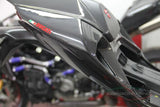 Cache de selle passager latéral en carbone de la marque Carbonvani pour Ducati Panigale 899 et 1199