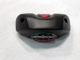 Couvre compteur en carbone de la marque Carbonvani pour une Ducati Streetfighter V4