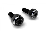 Embouts de guidon de couleur noir de la marque Ducabike pour Ducati