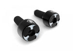 Embouts de guidon de couleur noir de la marque Ducabike pour les motos Ducati