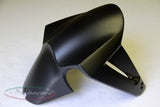 Garde boue avant en carbone noir mat de la marque Carbonvani pour Ducati X Diavel