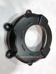 Protection de carter d'embrayage ouverte noir mat en carbone de la marque Carbonvani pour Ducati Panigale V4