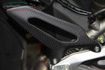 Protège talon en carbone noir mat de la marque Carbonvani pour Ducati Panigale 899, 959, 1199, 1299 et R