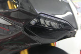 Tête de fourche en carbone de la marque Carbonvani pour Ducati Panigale 899 et 1199