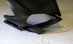 Tête de fourche en carbone noir de la marque Carbonvani pour Ducati Panigale 1299 et 959