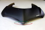 Tête de fourche en carbone noir mat de la marque Carbonvani pour Ducati Panigale V4