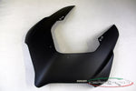 Tête de fourche en carbone noir mat de la marque Carbonvani pour Ducati Panigale V4